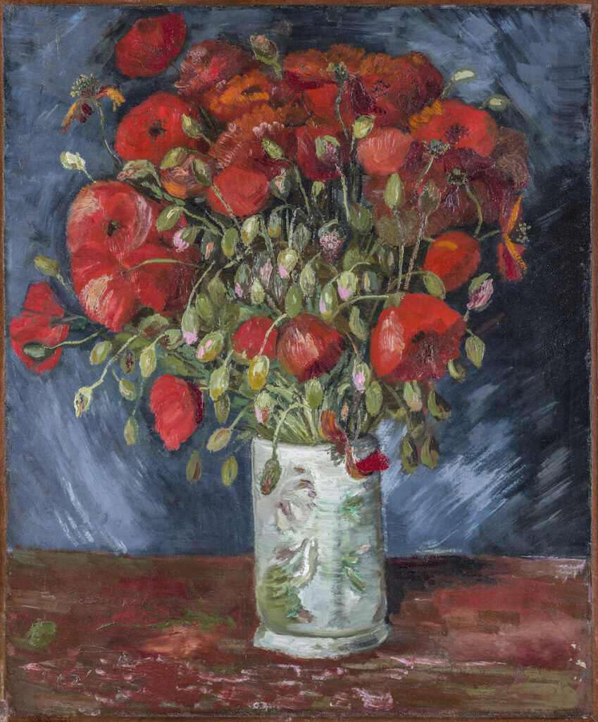 Vase with Poppies by Van Gogh (c. 1886)