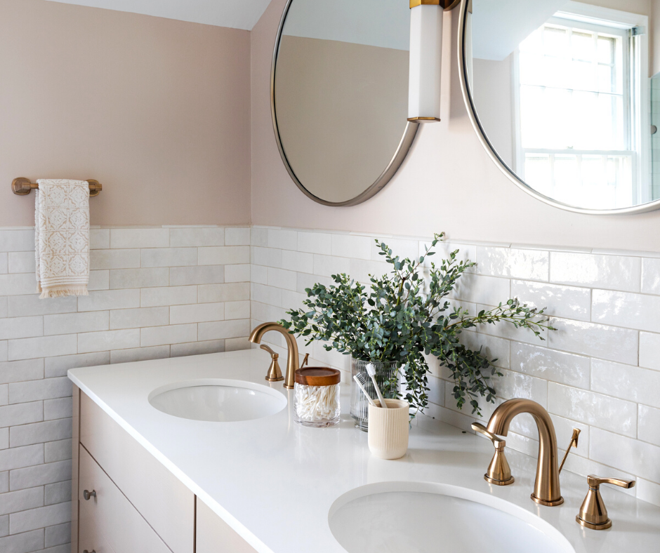 Owner bathroom renovation after photo