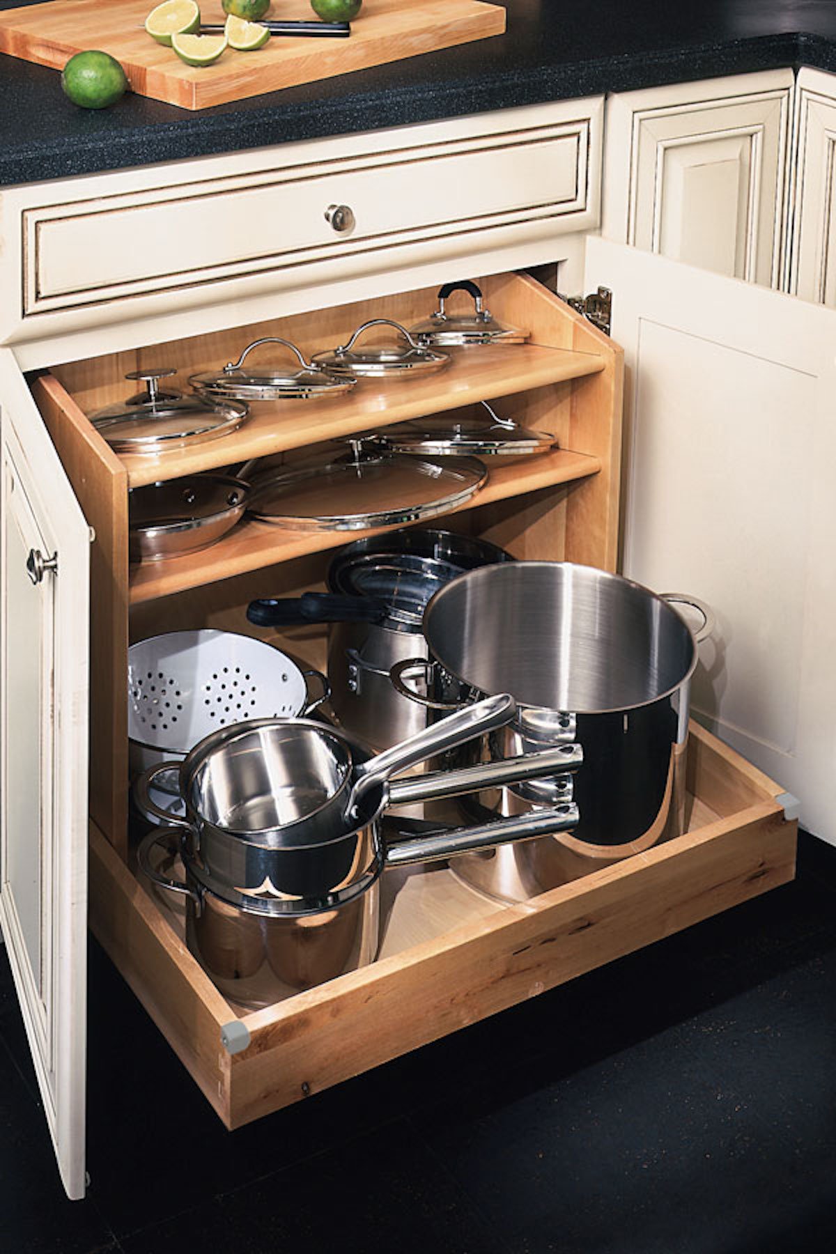 Pots and Pans Organizer Cabinets