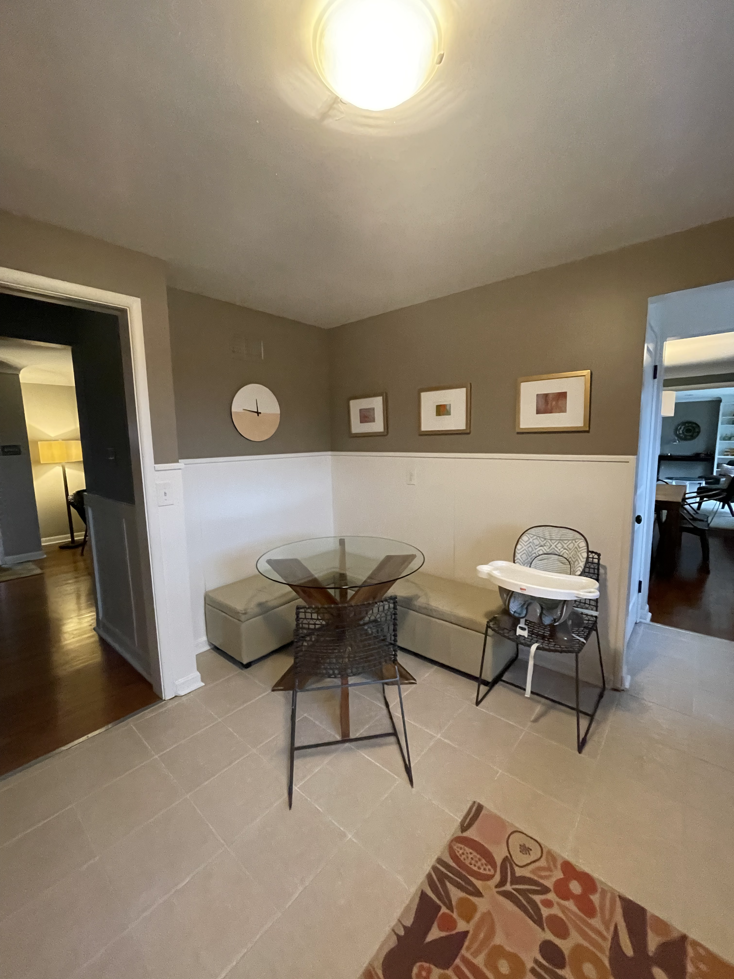 Kitchen nook before image