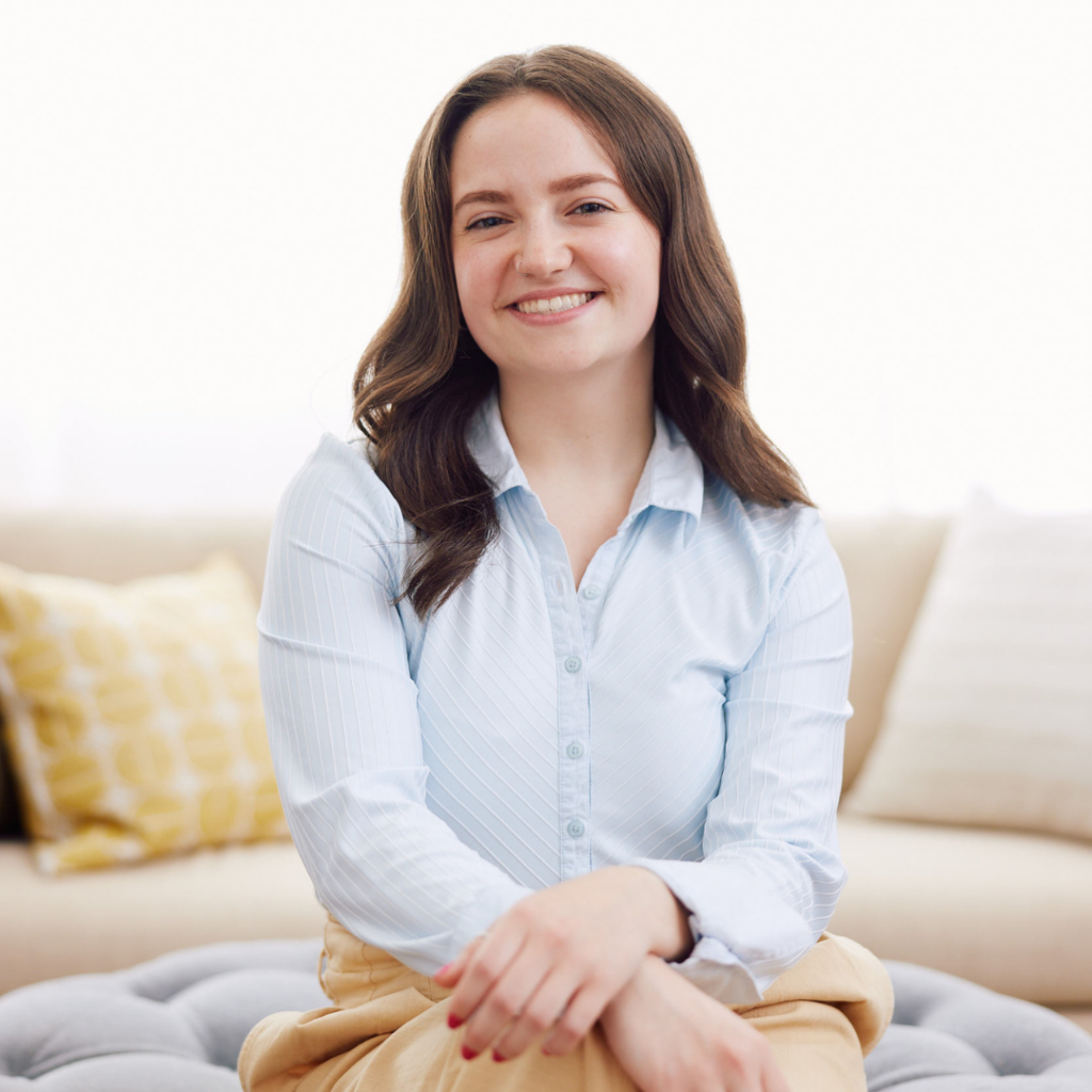 Sarah, Interior Designer at Jackie Barnes Design in Cincinnati, Ohio.