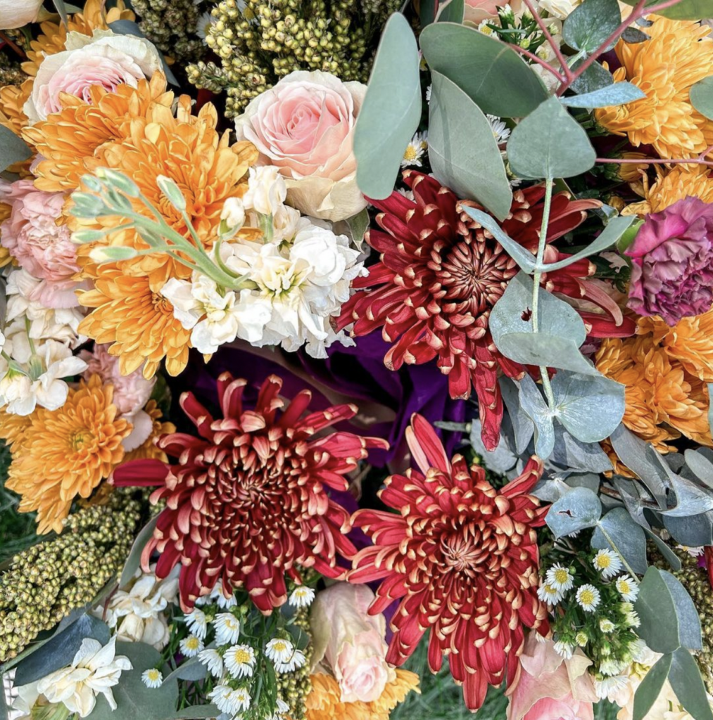 Daisy Jane's Flower Truck, a small bouquet business in Cincinnati, Ohio.